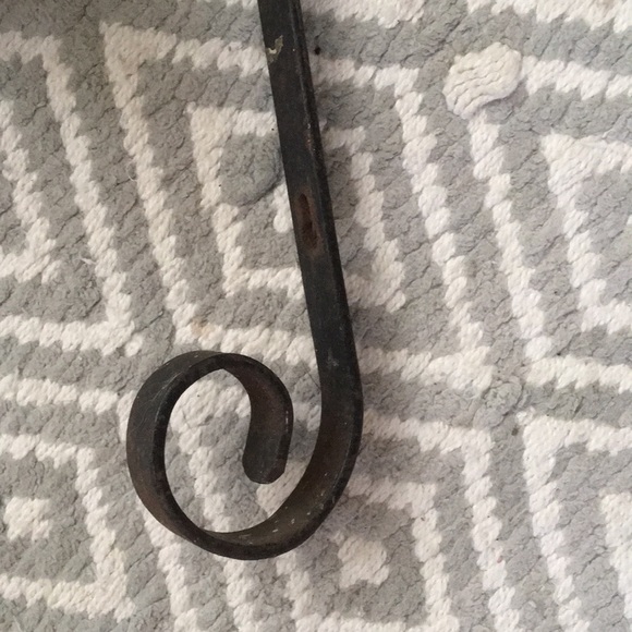 Antique French Door mount bell, rusted finish - Picture 3 of 4